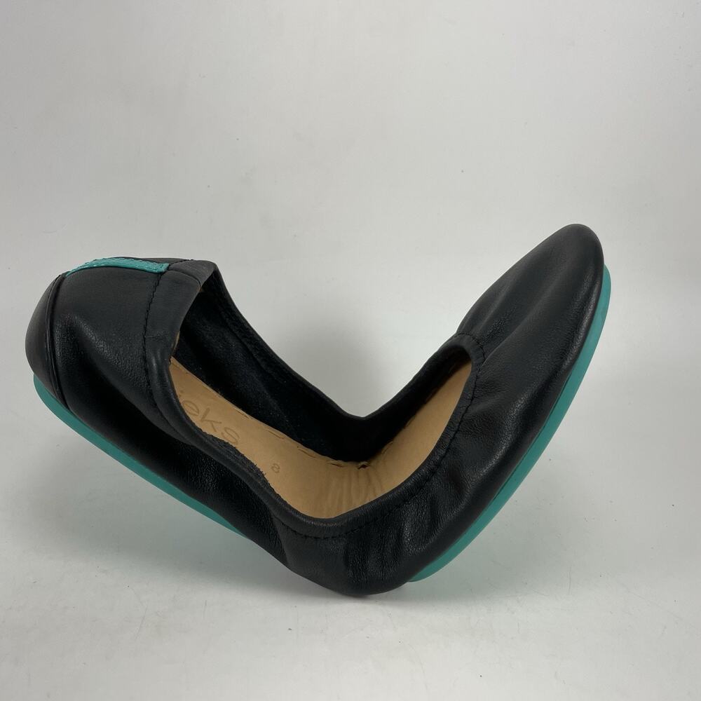 Tieks By Gavrieli Ballet Flats Womens Size 8 Black Leather Foldable Shoes